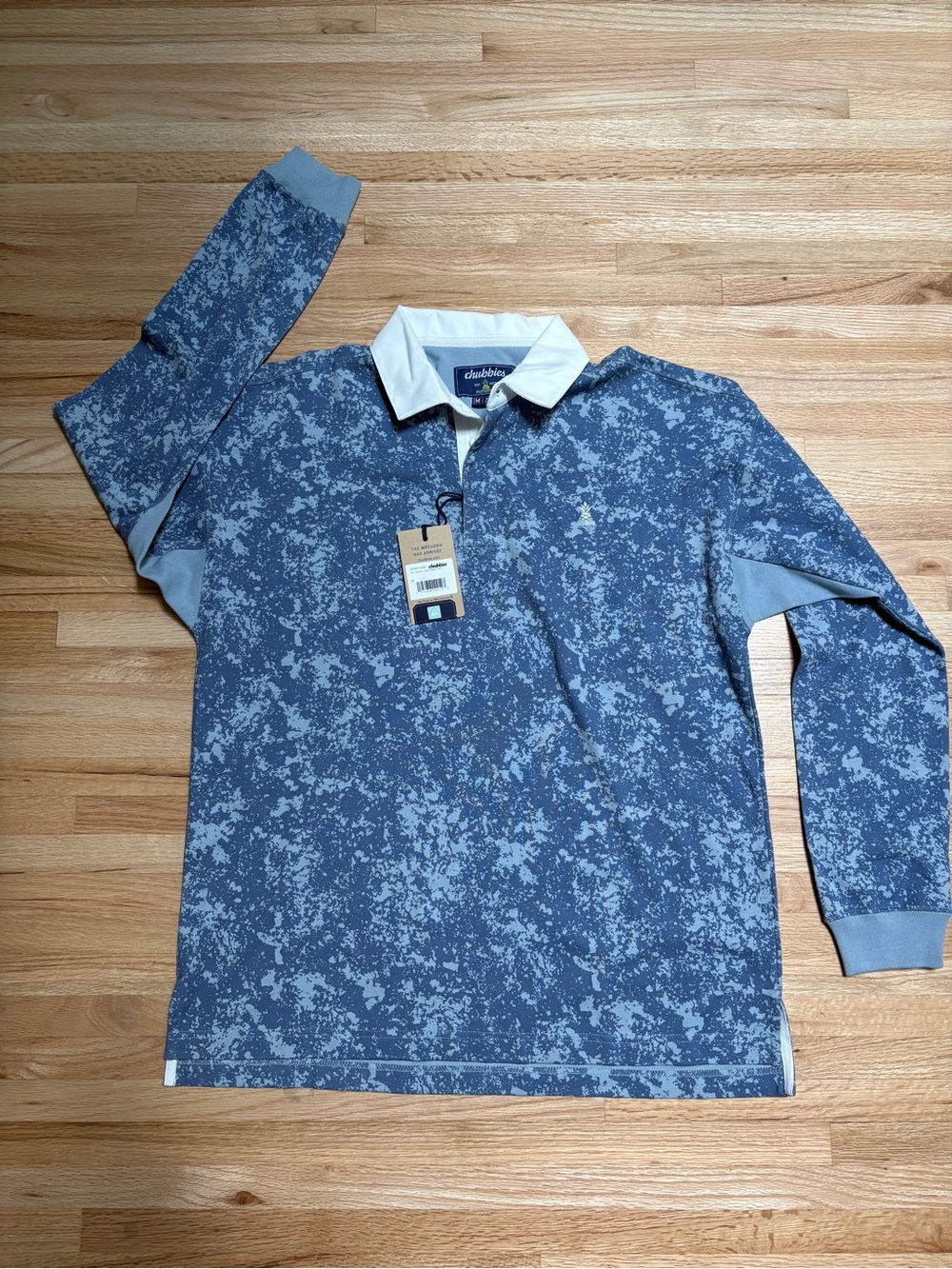 Chubbies Rugby Shirt- long sleeves - size Medium